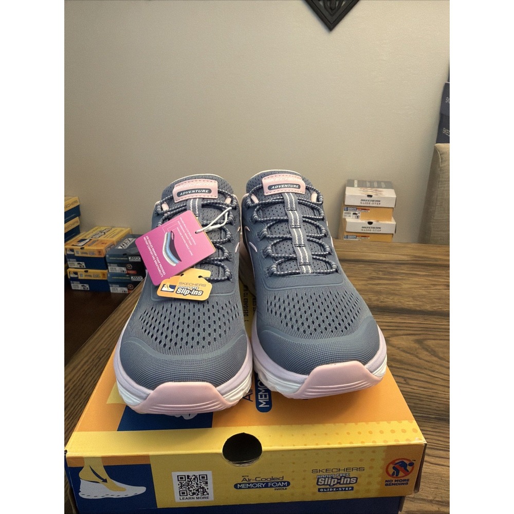 Women Skechers Slate Slip Ins Wide Fit Glide Step Memory Foam Sport Size 8 …F1 - Picture 2 of 6